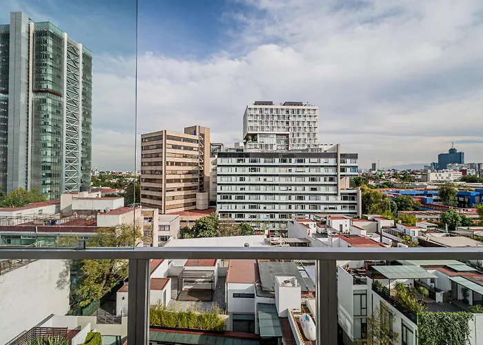 Apartamento Cozy 2br 2-floor Wi-fi 500mbps Air-conditioning Pool Gym Condesa México DF